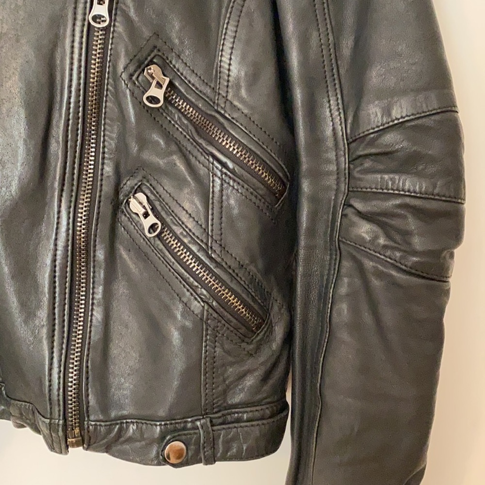 Zara Leather Jacket - Picture 3 of 6